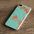 Turquoise and Orange Marble iPhone 7 Plus Skin