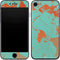 Turquoise and Orange Marble iPhone 7 Skin