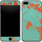 Turquoise and Orange Marble iPhone 8 Plus Skin