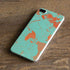 Turquoise and Orange Marble iPhone 8 Plus Skin