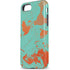Turquoise and Orange Marble iPhone 8 Pro Case