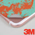 Turquoise and Orange Marble iPhone 8 Skin