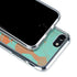 Turquoise and Orange Marble iPhone SE (2nd & 3rd Gen) Clear Case