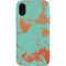 Turquoise and Orange Marble iPhone XR Pro Case
