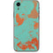 Turquoise and Orange Marble iPhone XR Skin