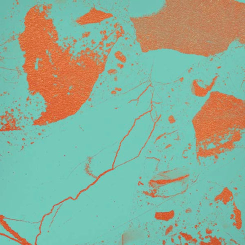 Turquoise and Orange Marble iPhone XS Max Skin