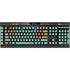 Turquoise and Orange Marble K95 RGB PLATINUM Mechanical Gaming Keyboard Skin