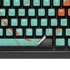 Turquoise and Orange Marble K95 RGB PLATINUM Mechanical Gaming Keyboard Skin