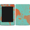 Turquoise and Orange Marble Amazon Kindle Skin