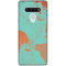 Turquoise and Orange Marble LG Stylo 6 Clear Case