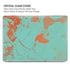 Turquoise and Orange Marble MacBook Air 13in M1 (2021) Case plus Skin