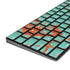 Turquoise and Orange Marble Magic Keyboard with Numeric Keypad Skin
