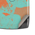 Turquoise and Orange Marble Motorola RAZR Skin