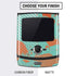 Turquoise and Orange Marble Motorola RAZR Skin