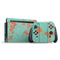 Turquoise and Orange Marble Nintendo Switch Bundle Skin