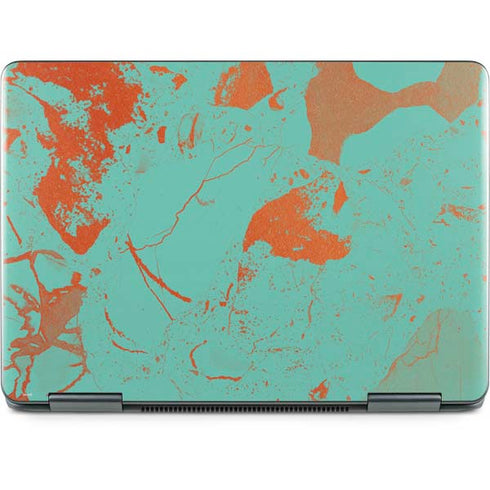 Turquoise and Orange Marble Notebook 9 Pro 13in (2017) Skin