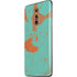 Turquoise and Orange Marble OnePlus 7 Pro Skin