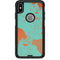 Turquoise and Orange Marble Otterbox Commuter iPhone Skin