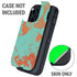 Turquoise and Orange Marble Otterbox Defender iPhone Skin