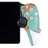 Turquoise and Orange Marble PlayStation Portal Remote Player Skin