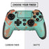 Turquoise and Orange Marble PlayStation Scuf Vantage 2 Controller Skin