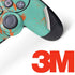 Turquoise and Orange Marble PS4 Controller Skin