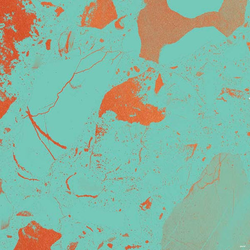 Turquoise and Orange Marble PS4 Pro Bundle Skin