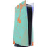 Turquoise and Orange Marble PS5 Console Skin