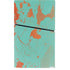 Turquoise and Orange Marble PS5 Slim Digital Edition Bundle Skin