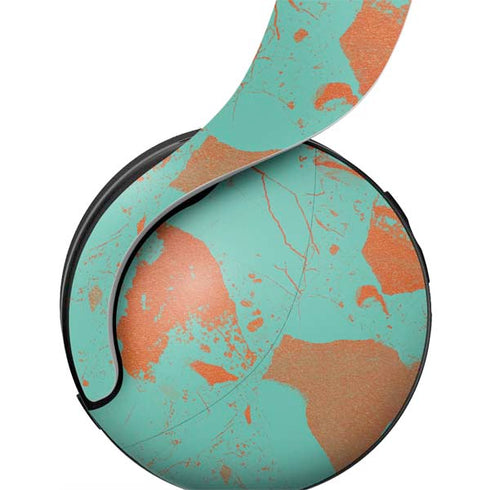Turquoise and Orange Marble PULSE 3D Wireless Headset for PS5 Skin