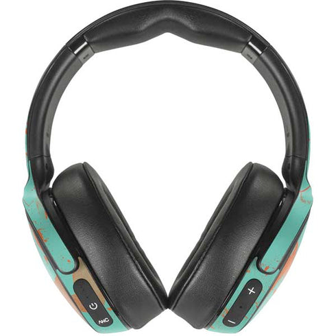 Turquoise and Orange Marble Skullcandy Venue Skin