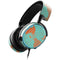 Turquoise and Orange Marble SteelSeries Arctis 3 Skin