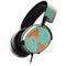 Turquoise and Orange Marble SteelSeries Arctis 5 Skin