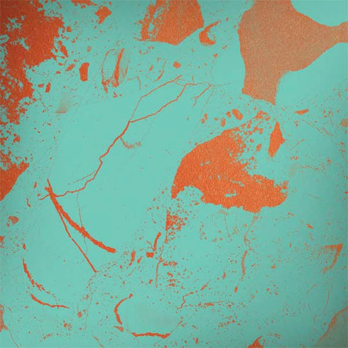 Turquoise and Orange Marble Surface Book 2 13.5in Skin
