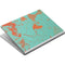Turquoise and Orange Marble Surface Book Skin