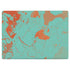 Turquoise and Orange Marble Surface Laptop 2 Skin