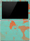 Turquoise and Orange Marble Surface Pro 4 Skin