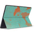 Turquoise and Orange Marble Surface Pro 6 Skin