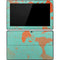 Turquoise and Orange Marble Surface Pro Tablet Skin