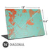 Turquoise and Orange Marble Universal Laptop 16in (13 x 9.4in) Skin