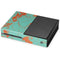 Turquoise and Orange Marble Xbox One Console Skin