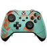 Turquoise and Orange Marble Xbox One Elite Controller Skin