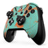 Turquoise and Orange Marble Xbox One Elite Controller Skin