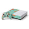 Turquoise and Orange Marble Xbox One S All-Digital Edition Bundle Skin