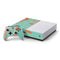 Turquoise and Orange Marble Xbox One S Console and Controller Bundle Skin