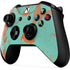 Turquoise and Orange Marble Xbox One X Controller Skin