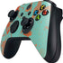 Turquoise and Orange Marble Xbox Series X Controller Skin