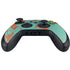 Turquoise and Orange Marble Xbox Series X Controller Skin