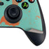 Turquoise and Orange Marble Xbox Series X Controller Skin