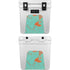 Turquoise and Orange Marble YETI Roadie 24 Hard Cooler Skin